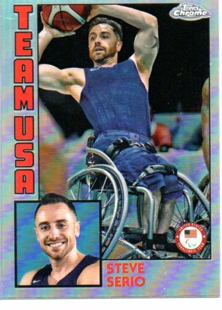 2024 Topps Olympics Chrome Steve Serio Team USA