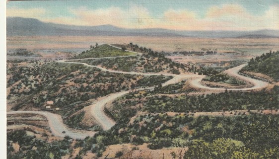 Vintage Used Postcard: 1948 Raton Pass, Santa Fe Trail, Raton, NM