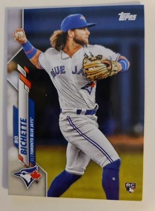 Bo Bichette 2020 topps rookie card