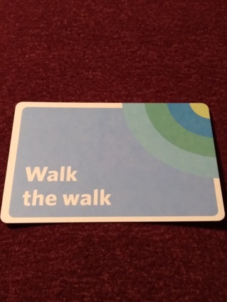 Mindfulness Card - Walk the walk
