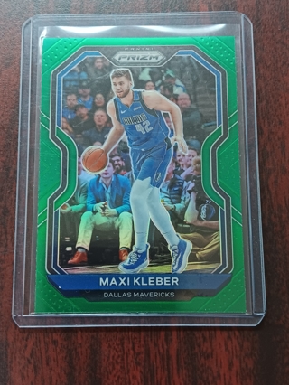 Maxi Kleber *Green 2020-21 Prizm Basketball 