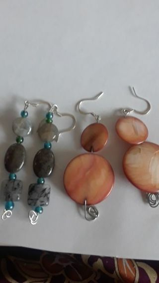 GLASS BEADED EARRINGS