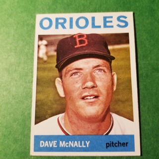 1964 - TOPPS BASEBALL CARD NO. 161 - DAVE McNALLY - ORIOLES