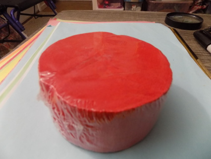 New roll red crepe paper 150 feet