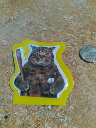 Hanmdade sticker homemade cat art decoration