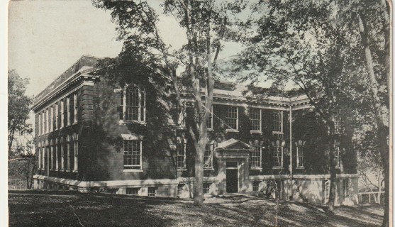 Vintage Used Postcard: (z) 1913 McMichael Science Hall, Monmouth, IL