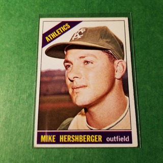 1966 - TOPPS BASEBALL CARD NO. 236 - MIKE HERSHBERGER - A'S