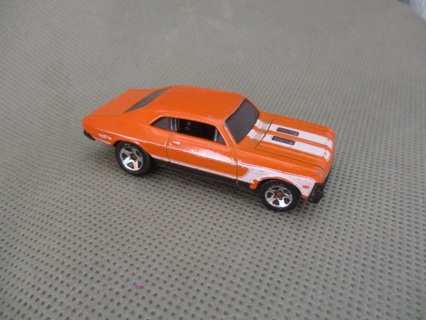 Hot Wheels SS Nova 1968 orange diecast car 