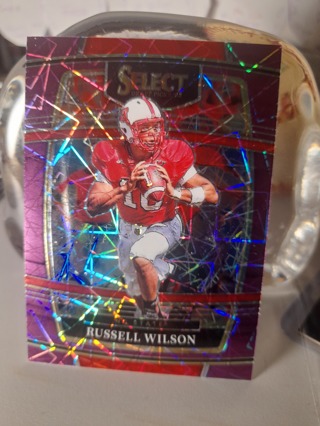 RUSSELL WILSON Select Chrome LAZER Prizm Stanford #77 Steelets