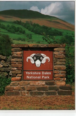 used Postcard - Yorkshire Dales National Park