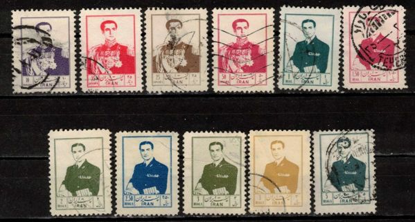 Iran Stamps 1954-56