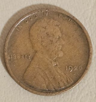 1920 S Copper Lincoln Wheat Cent
