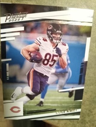 2022 PANINI PRESTIGE COLE KMET CHICAGO BEARS FOOTBALL CARD# 51