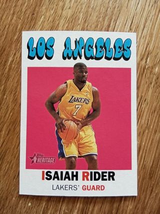 Topps- Isaiah Rider