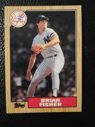 87 Topps Brian Fisher #316