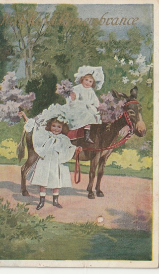 Vintage Used Postcard: 1911 With Kind Rememberance
