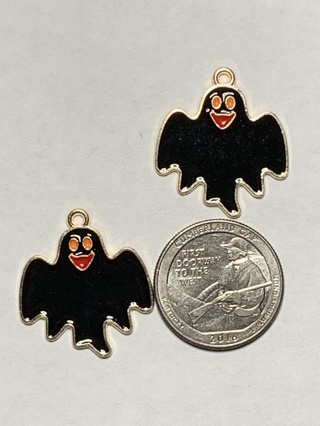 HALLOWEEN CHARMS~#2~SET OF 2 CHARMS~FREE SHIPPING!