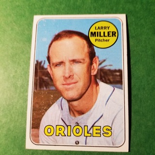 1969 - TOPPS BASEBALL CARD NO. 323 - LARRY MILLER - ORIOLES