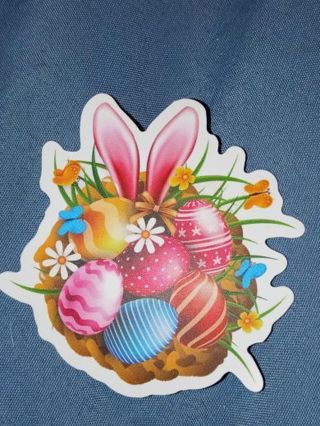 Easter Flower New Cute vinyl sticker no refunds regular mail only Very nice quality!