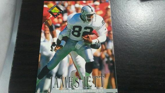 1994 CLASSIC PRO LINE LIVE JAMES JETT LOS ANGELES RAIDERS FOOTBALL CARD# 206