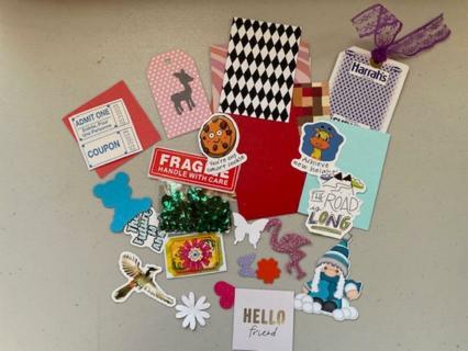 Paper Crafting Ephemera Pack (1)