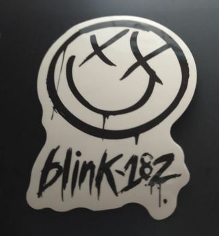Blink 182 band laptop sticker for Xbox One or PlayStation 4 Laptop water bottle suitcase