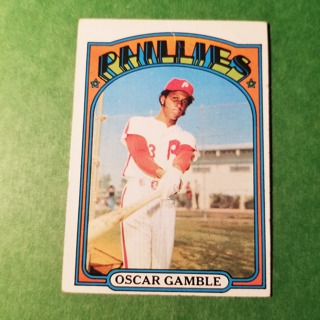 1972 - TOPPS BASEBALL CARD  NO. 423 - OSCAR GAMBLE - PHILLIES