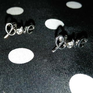 "Love" earrings