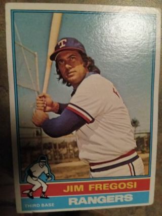 1976 TOPPS JIM FREGOSI TEXAS RANGERS BASEBALL CARD# 635