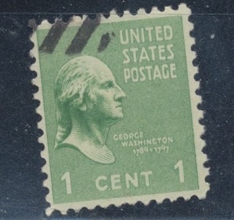 United States:  1938, George Washington, Presidential Series, Used, Sc # 804 - US-5301a2