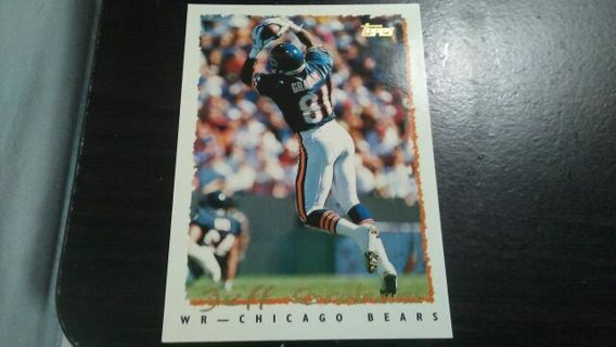 1995 TOPPS JEFF GRAHAM CHICAGO BEARS FOOTBALL CARD# 136