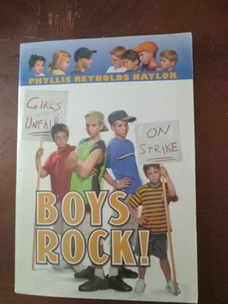 "Boys Rock" by Phyllis Reynolds Naylor Book