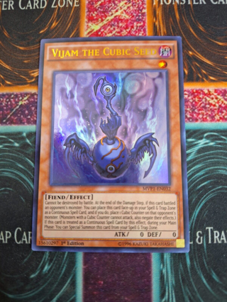 YU-GI-OH! Vijam The Cubic Seed (MVP1-EN032) The Dark Side of Dimensions Pack 1st Edition Ultra Rare