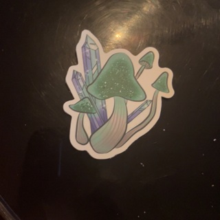 Crystal sticker