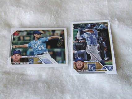 2023 Kansas City Royals Topps Team Card Lot of 2