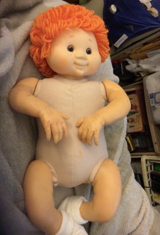 Unique custom Red Haired Doll 16"