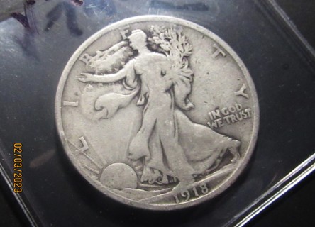 ★★1918-D WALKING LIBERTY HALF DOLLAR★★ **90% SILVER**