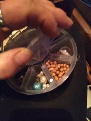 Beads and case