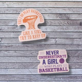 Girl's Basketball Stickers #2