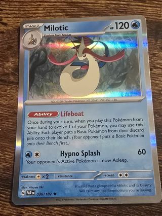 Pokemon Milotic holo rare card 036/182