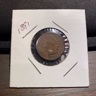 1891 INDIAN HEAD PENNY 