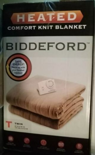 Heating blanket for a twin bed new in box never opened