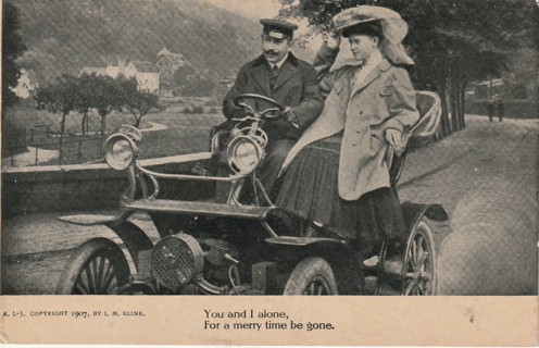 Vintage Unused Postcard: 1907 You and I Alone