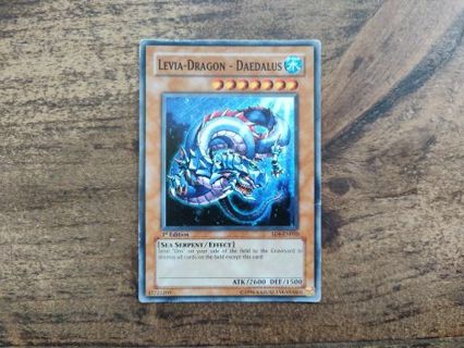 Yu-Gi-Oh Card 1st Edition Levi-Dragon - Daedalus