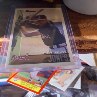 1995 bowman andruw Jones baseball card 