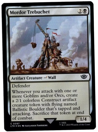 Morder Trebuchet 0097 Common Foil Lord of the Rings MTG