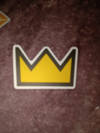 4in crown sticker