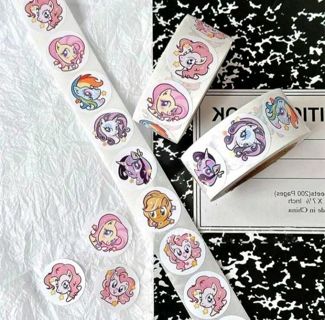 ↗️NEW⭕(7) 1" MY LITTLE PONY STICKERS!! CARTOON