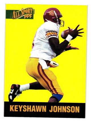 Keyshawn Johnson 1996 Score Board All Sport PPF #89 Jets