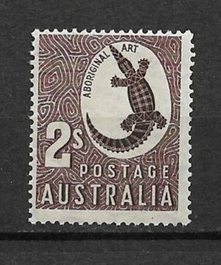 1948 Australia Sc212 2sh Aboriginal Art MNH